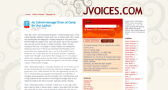 Desktop Screenshot of jvoices.com